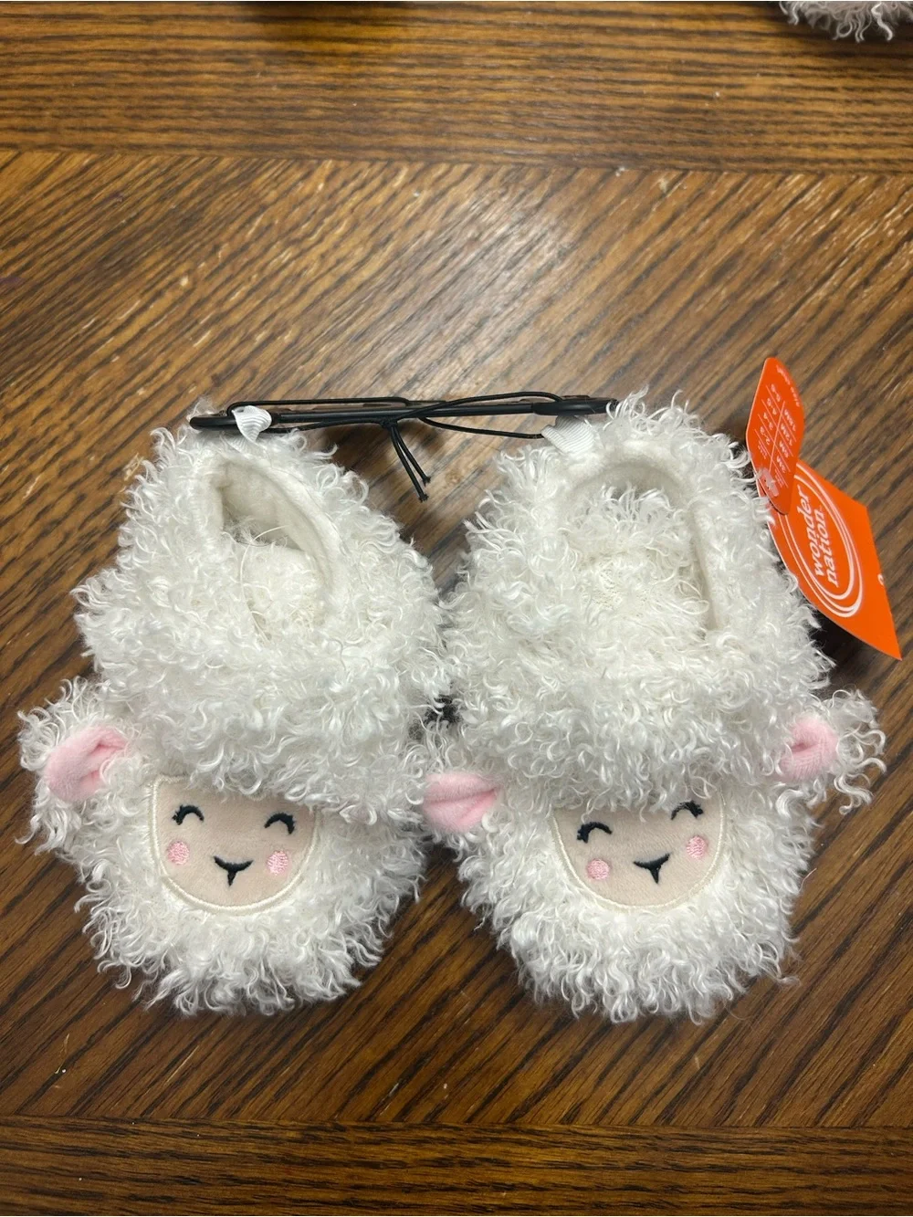 NWT Cute Plush Llama Baby Booties